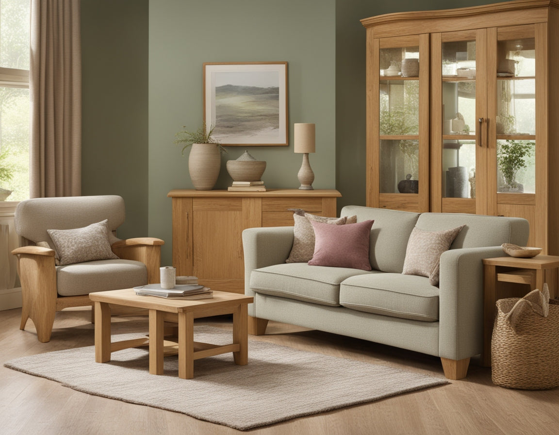 Living Room Inspirations What Colours Go With Oak Furniture The