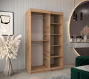 Tokyo II Sliding Door Wardrobe 120cm in Oak Artisan