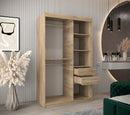 Tokyo III Sliding Door Wardrobe 120cm in Oak Sonoma
