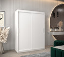 Tokyo Sliding Door Wardrobe 150cm in White