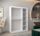 Tokyo Sliding Door Wardrobe 150cm in White