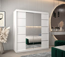 Verona 04 Sliding Door Wardrobe 180cm in White