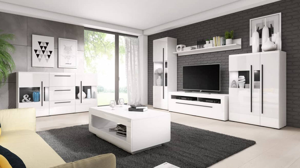 Tulsa 26 Sideboard Cabinet in White Gloss