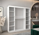 Boliwia Sliding Door Wardrobe 200cm in White