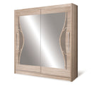 Dome DO6 Sliding Door Wardrobe in Oak Sonoma 200cm