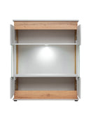 Berlin Display Cabinet in Grey Matt