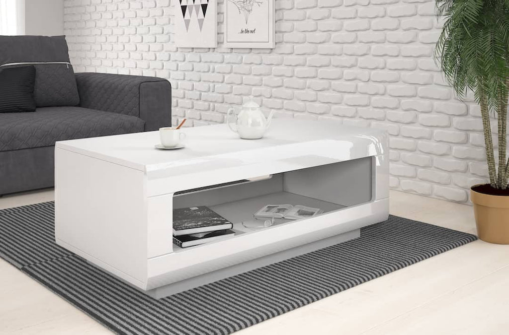 Tulsa 99 Coffee Table in White Gloss
