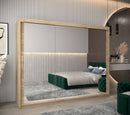 Tokyo III Sliding Door Wardrobe 250cm in Oak Sonoma