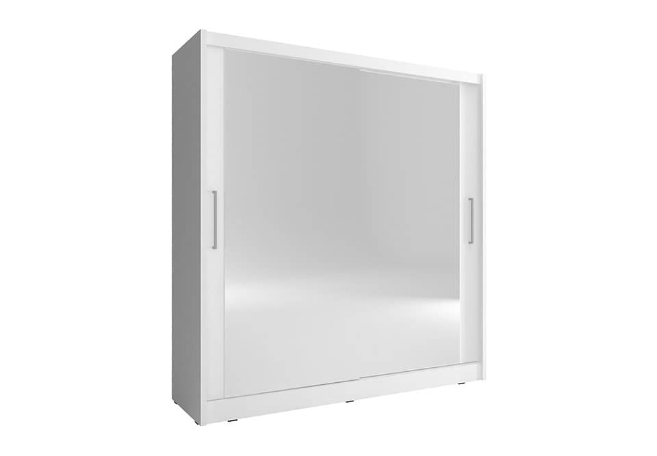 Maja VI Sliding Door Wardrobe 200cm in White Matt