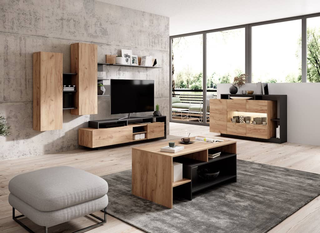 Alva Coffee Table 120cm in Oak Golden