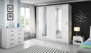 Arti AR-14 Sliding Door Wardrobe 220cm in White Matt