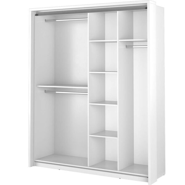 Arti AR-17 Sliding Door Wardrobe 180cm in White Matt