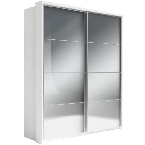 Arti AR-17 Sliding Door Wardrobe 180cm in White Matt