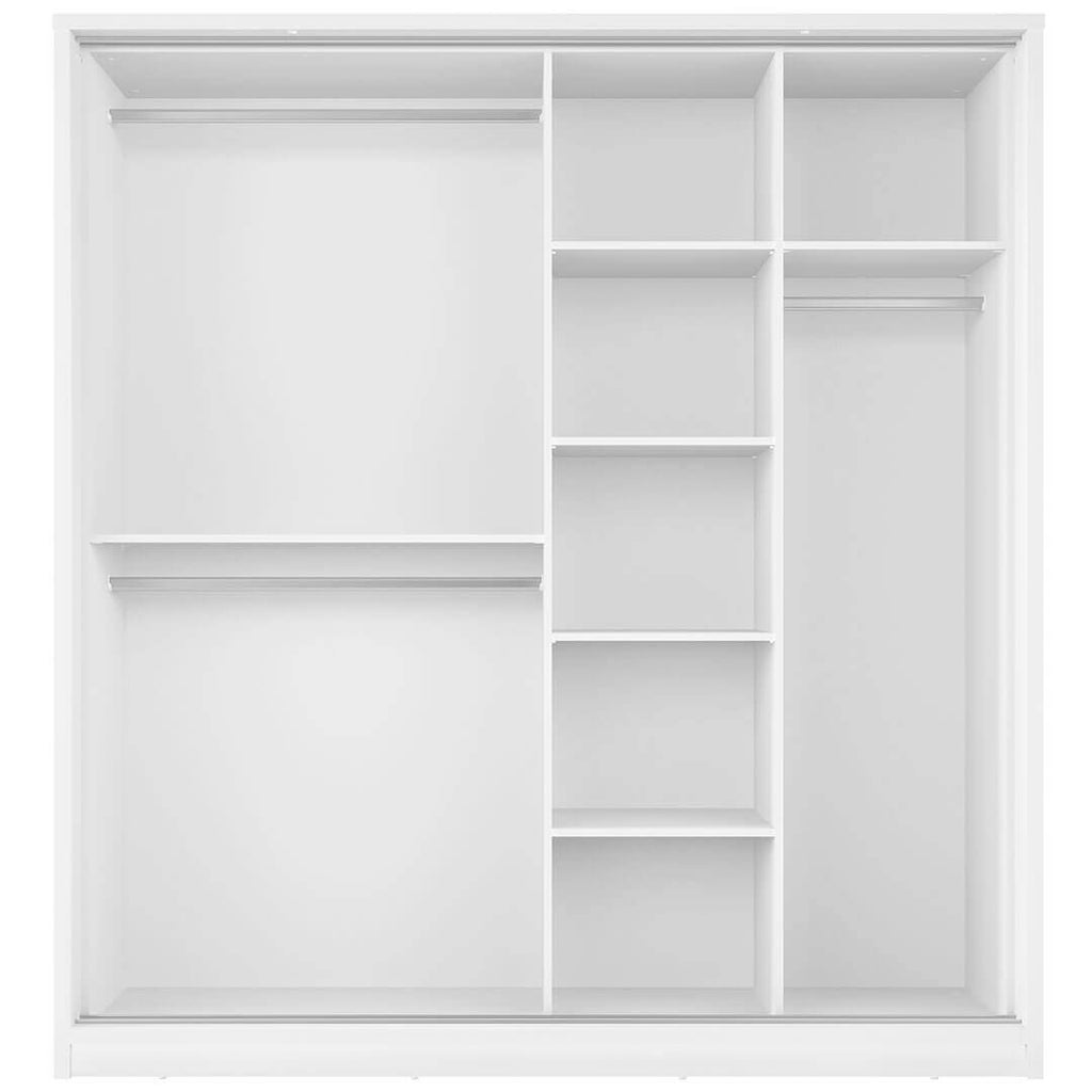 Arti AR-17 Sliding Door Wardrobe 180cm in White Matt