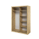 Arti 18 - 2 Sliding Door Wardrobe 150cm in Oak Artisan