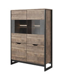 Arden Display Cabinet 109cm in Oak Grande