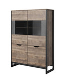 Arden Display Cabinet 109cm in Oak Grande