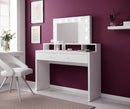 Aria Dressing Table With Mirror in White