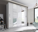 Arti AR-14 Sliding Door Wardrobe 220cm in White Matt