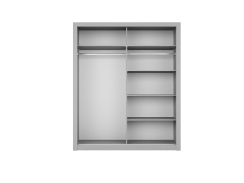 Arti 19 - 2 Sliding Door Wardrobe 120cm in Oak Shetland