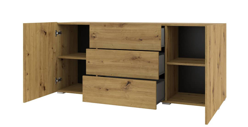 Ava 26 Sideboard Cabinet 140cm in Oak Artisan