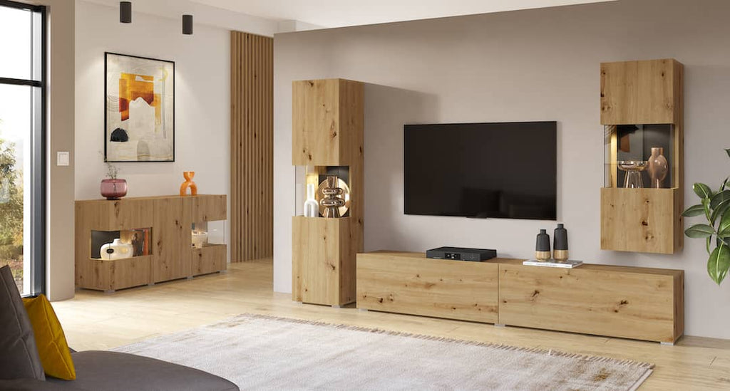 Ava 26 Sideboard Cabinet 140cm in Oak Artisan