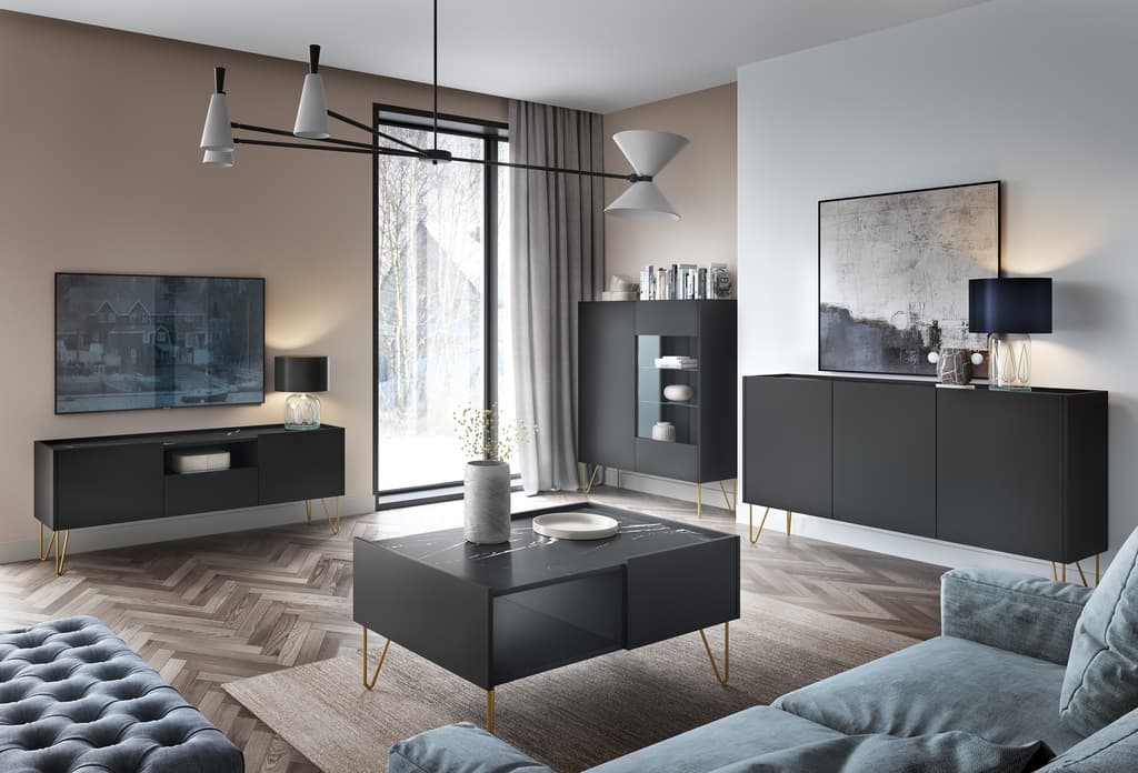 Harmony Coffee Table 97cm in Black