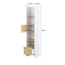 Bed Concept BC-23 Tall Storage Cabinet in White