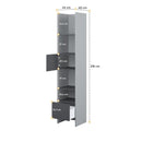Bed Concept BC-23 Tall Storage Cabinet in Grey