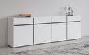Kross 25 Sideboard Cabinet 225cm in White