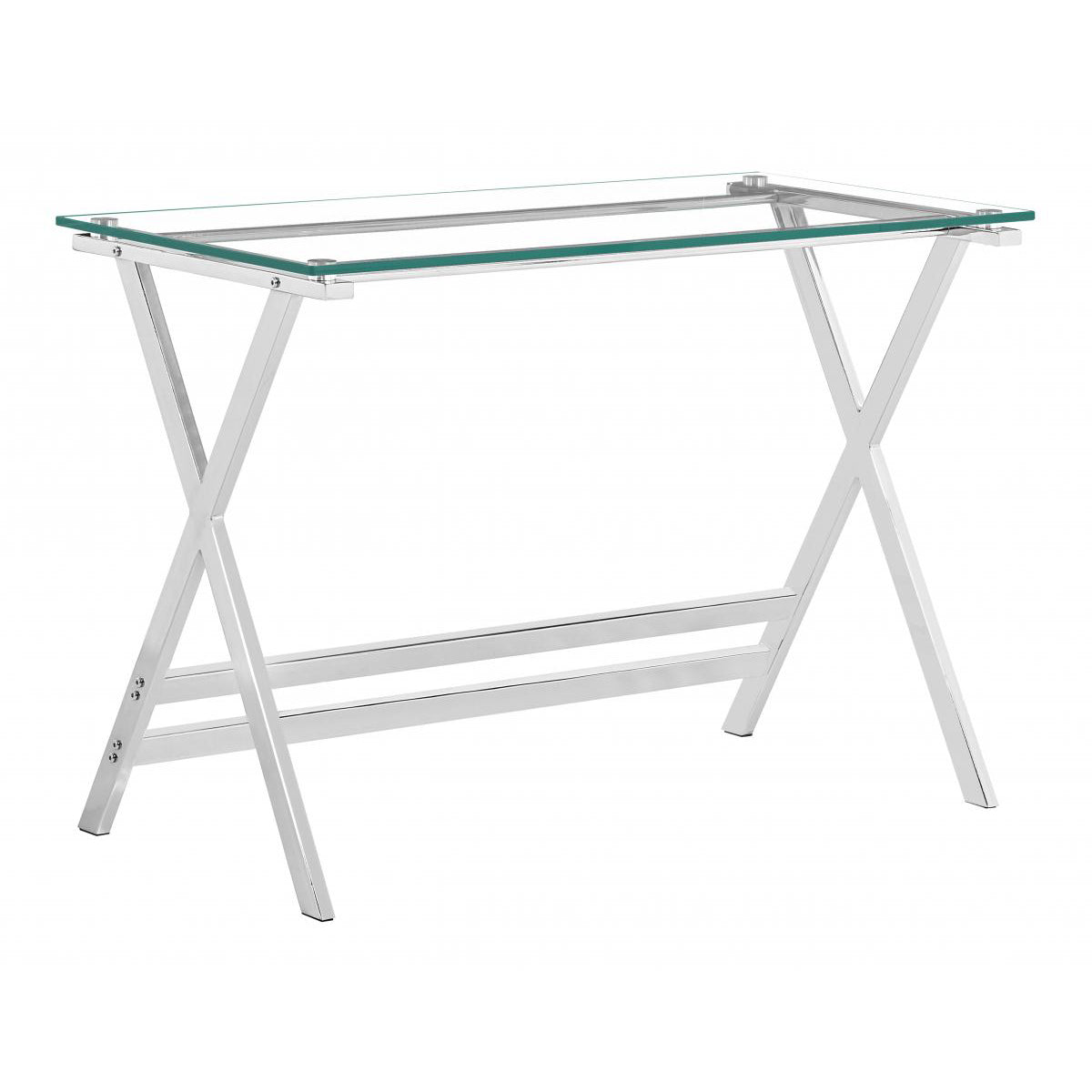 Cadet Console Table - Glass with Metal Frame