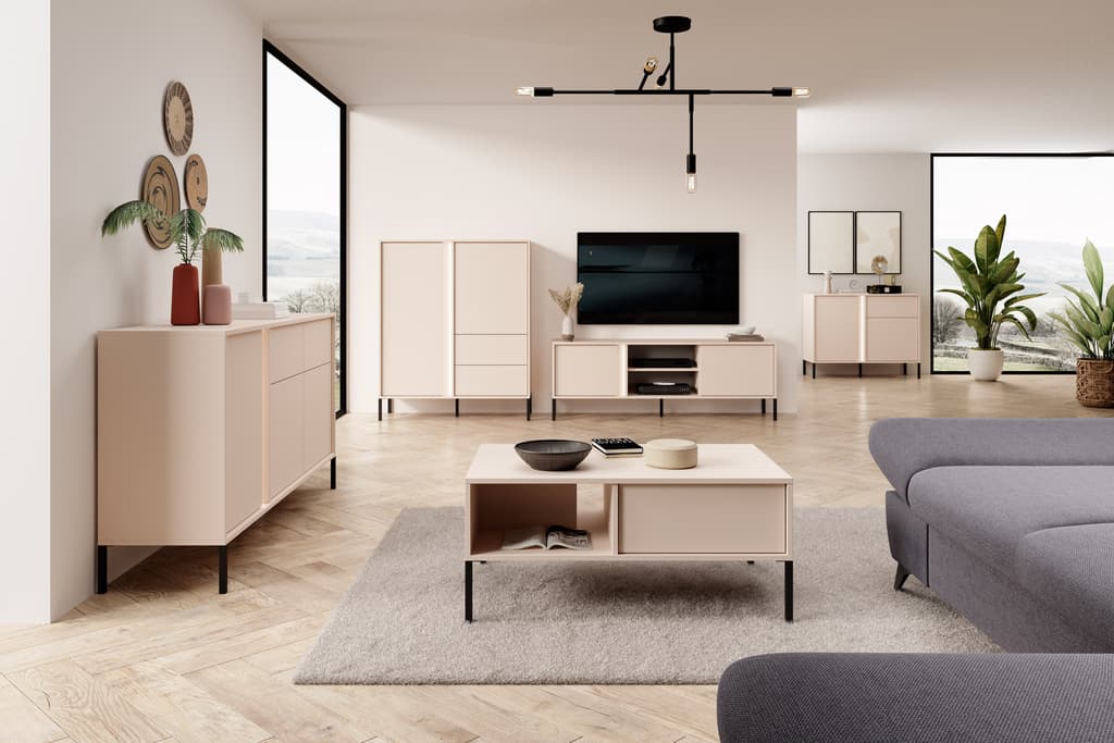 Dast Sideboard Cabinet 104cm in Beige