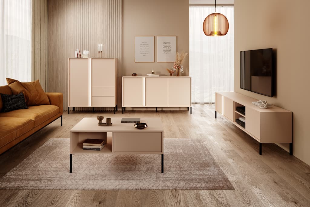 Dast Coffee Table 97cm in Beige