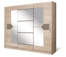 Dome DO4 Sliding Door Wardrobe in Oak Sonoma 200cm