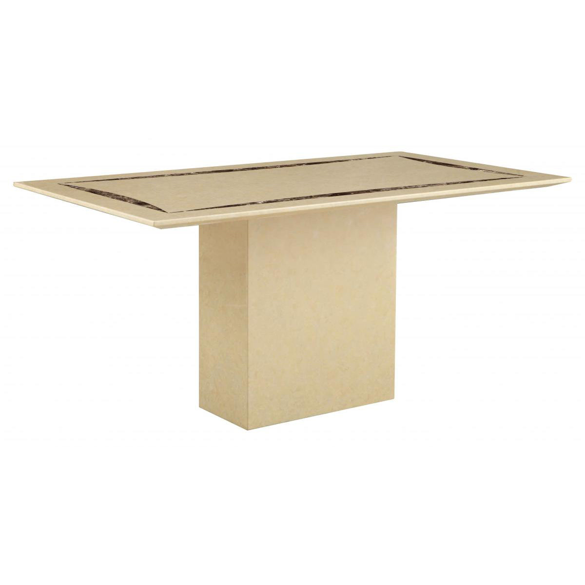 Malaga Marble Dining Table - Natural Stone with Lacquer Finish