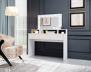 Aria Dressing Table With Mirror in White