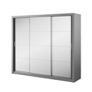 Idea 20 - 3 Sliding Door Wardrobe 250cm in Grey