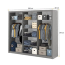 Idea 20 - 3 Sliding Door Wardrobe 250cm in Grey