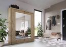 Idea ID-02 Sliding Door Wardrobe 180cm in Oak San Remo