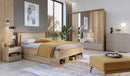 Impressio 63 Sliding Door Wardrobe 209cm in Oak Mauvella