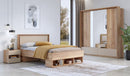 Impressio 63 Sliding Door Wardrobe 209cm in Oak Mauvella