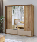 Impressio 63 Sliding Door Wardrobe 209cm in Oak Mauvella