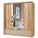 Impressio 63 Sliding Door Wardrobe 209cm in Oak Mauvella