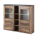 Larona 46 Sideboard Display Cabinet in Oak Satin