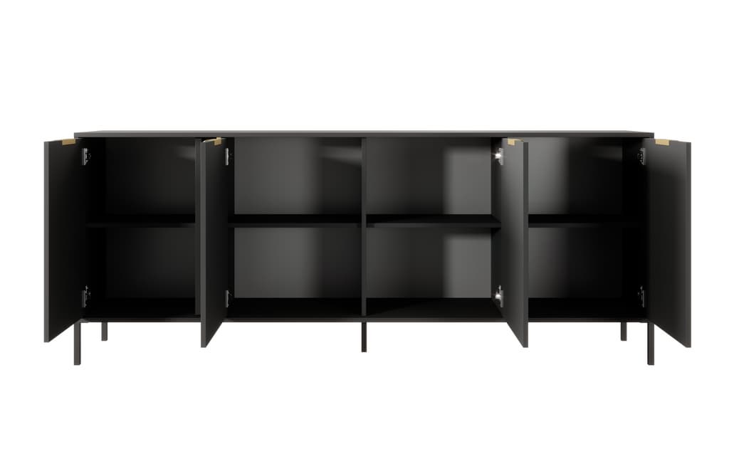 Lars Sideboard Cabinet 203cm in Anthracite