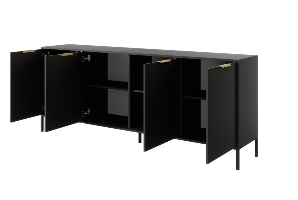 Lars Sideboard Cabinet 203cm in Anthracite
