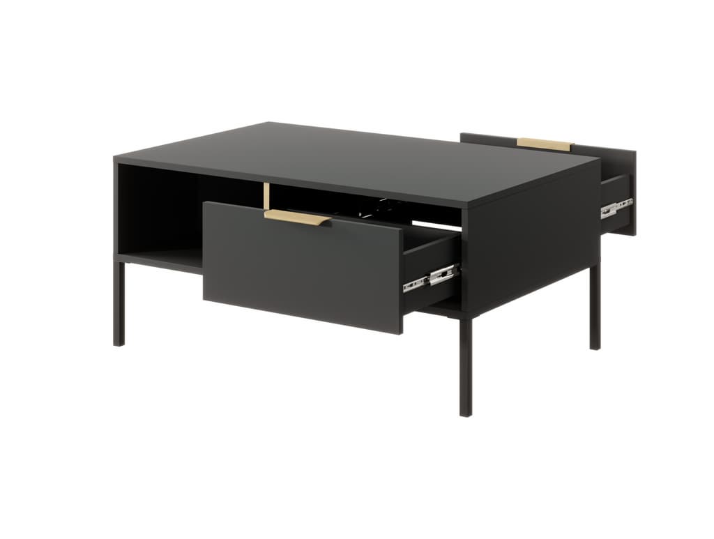 Lars Coffee Table 97cm in Anthracite