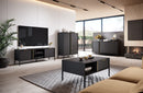 Lars Highboard Cabinet 103cm in Anthracite