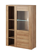 Larona 44 Sideboard Display Cabinet in Oak Riviera
