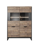 Arden Display Cabinet 109cm in Oak Grande